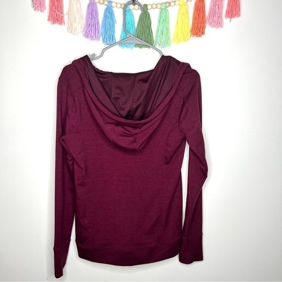 Under Armour Crimson Coral Full Zip Up Hooded Sweatshirt Athletic Jacket Small - Picture 11 of 15